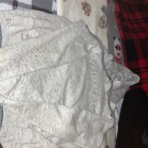 A Hollister hoodie